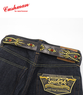 CUSHMAN クッシュマン シングルピン|カウハイド|HAP STORE|スタッズ