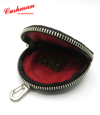 CUSHMAN クッシュマン カウハイド|ラウンド|レザーポーチ『LEATHER
