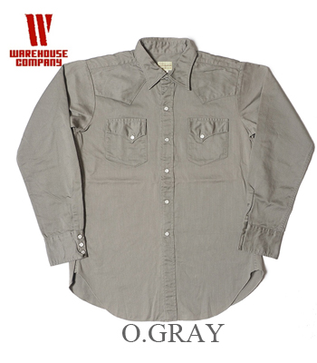 WAREHOUSE ウエアハウス 長袖|ピケ|ウエスタンシャツ『PIQUE WESTERN