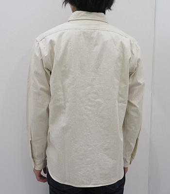 WAREHOUSE ウエアハウス ORGAN別注 長袖|NON WASH|ヘリンボーン|ワーク
