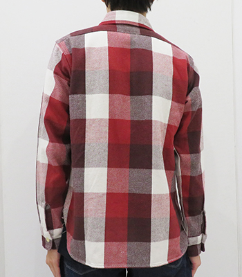 WAREHOUSE ウエアハウス 長袖|セルビッチフランネル|ワークシャツ|ワン