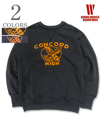 WAREHOUSE ウエアハウス 裏起毛|丸胴|セットインスリーブ|スウェット