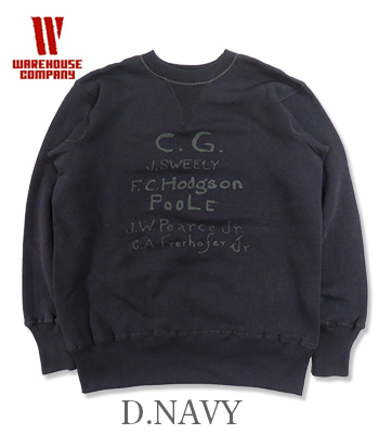 WAREHOUSE ウエアハウス 裏毛|丸胴|セットイン|フリーダムスリーブ