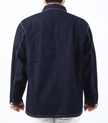 ヒューストン 長袖 デニム プルオーバーシャツ HOUSTON DENIM PULLOVER SHIRT 40696 HOUSTON ヒューストン 長袖|デニム|プルオーバー|ワークシャツ『DENIM