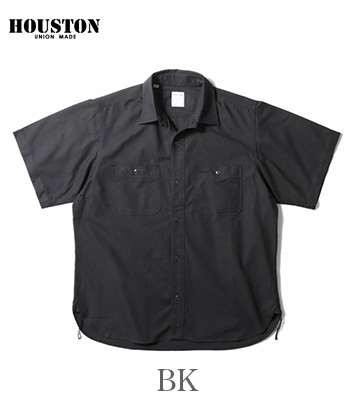 HOUSTON 半袖シャツ X-LARGE ネイビー HOUSTON 「HOUSTON」 半袖シャツ X-LARGE ネイビー メンズ