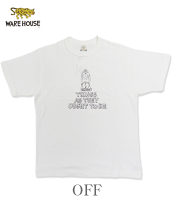 Yusuke Hanai × WAREHOUSE & CO. ウエアハウス 半袖|粗挽きスラブ糸