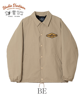 【FS】STUDIO D'ARTISAN 刺繍コーチジャケット 38 アメカジ静岡 Barn Stormer:ステュディオ ダルチザン STUDIO D