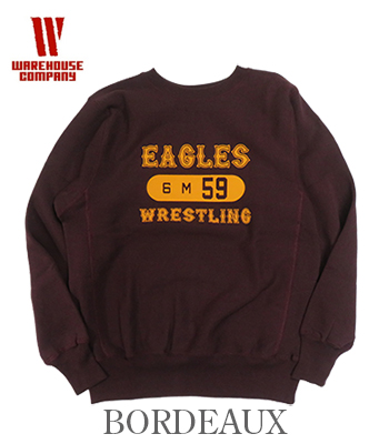 ウエアハウス WAREHOUSE CO. ヘビーウェイト スウェット Lリバース WAREHOUSE ウエアハウス リバーススタイル専用吊り裏起毛|リバース