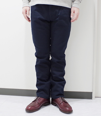 PHERROW'S コットン パンツ トリプルステッチ ボタンフライ フェローズ Pherrow's(フェローズ)コットンピケパンツ
