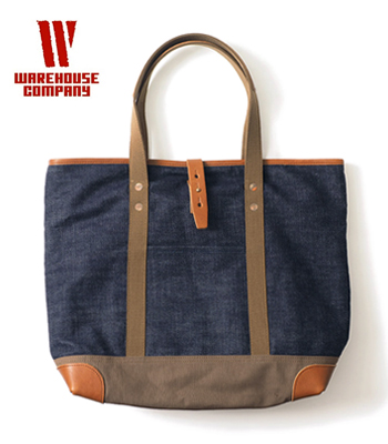 WAREHOUSE ウエアハウス オリジナルデニム|ダック|トートバッグ『DENIM