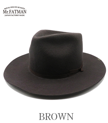 Mr. FATMAN ミスターファットマン J.J. WILLIAMS WOOL FEDORA
