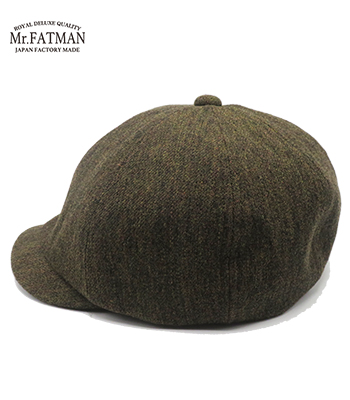 Mr.FATMAN KEATON NEWSBOY CAP Lサイズ　ブラウン MRFATMAN（ミスターファットマン）の「KEATON NEWSBOY CAP