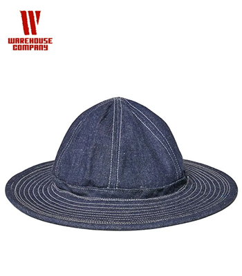 WAREHOUSE ウエアハウス メトロハット|デニムアーミーハット『DENIM