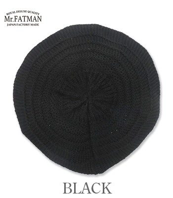 Mr. FATMAN ミスターファットマン コットンニット|メッシュ編み|ベレー