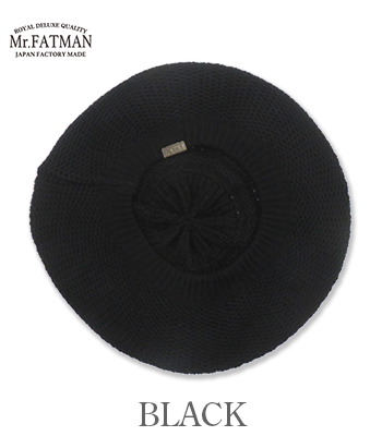 Mr. FATMAN ミスターファットマン コットンニット|メッシュ編み|ベレー