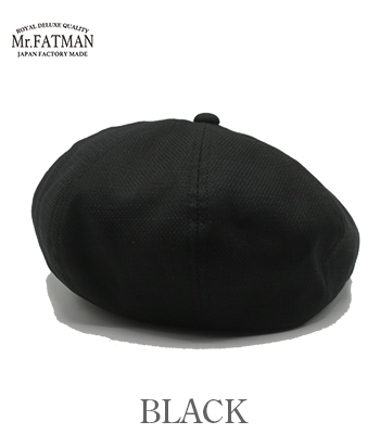 美品　Mr.FATMAN リネン　キャスケット ニュースボーイ キャップ Mr.FATMAN Mr.FAT MAN ミスターファットマン KEATON NEWSBOY CAP