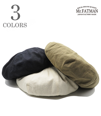 Mr. FATMAN ミスターファットマン コットンヘンプ|バスクベレー『VIDKID BERET C/HEMP』【アメカジ・ミリタリー】5252005 Mr. FATMAN ミスターファットマン コットンヘンプ|バスクベレー