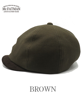 Mr.FATMAN 帽子 ハンチング MOLESKIN BEAK HUNTING Mr.FATMAN 