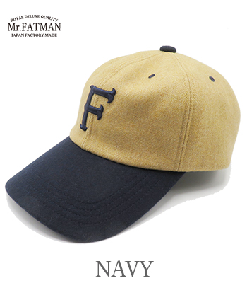 Mr. FATMAN ミスターファットマン ウール混|ベースボールキャップ