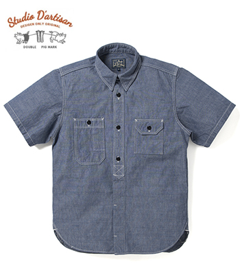 ステュディオ ダ ルチザン 両面刺繍 ワークシャツ ジャケット サイズL 楽天市場】ステュディオ・ダ・ルチザン 長袖シャツ 5713U 刺し子