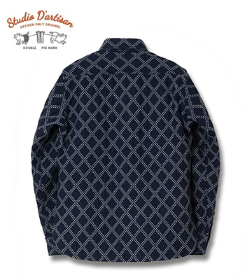 STUDIO D'ARTISAN ステュディオダルチザン 長袖|刺し子|ワーク