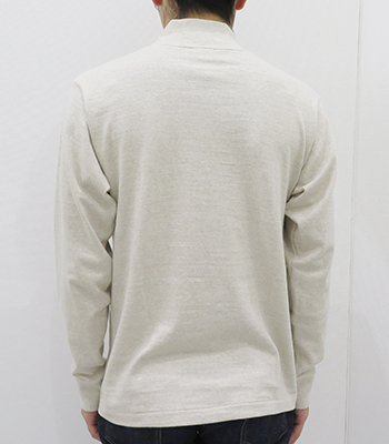 WAREHOUSE ウエアハウス 長袖|無地|粗挽きスラブ糸|シャドーボーダー