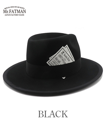 Mr. FATMAN ミスターファットマン J.J. WILLIAMS WOOL FEDORA