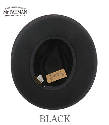 Mr. FATMAN ミスターファットマン J.J. WILLIAMS WOOL FEDORA