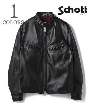 Schott ショット Made in USA|ホースレザー|ライダース|782-3950088|直営店限定『HORSE LEATHER CAFE RACE 641XXH』【アメカジ・モーターサイクル】5950026 Schott ショット Made in USA|ホースレザー|ライダース|782-3950088