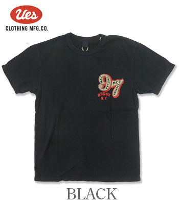UES ウエス 半袖|16番単糸|天竺|プリントTシャツ『97 BRONX N.Y.