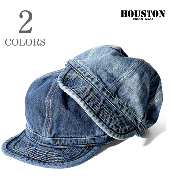 HOUSTON ヒューストン 12oz.デニム|アーミーキャップ|ワークキャップ
