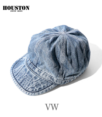 HOUSTON ヒューストン 12oz.デニム|アーミーキャップ|ワークキャップ