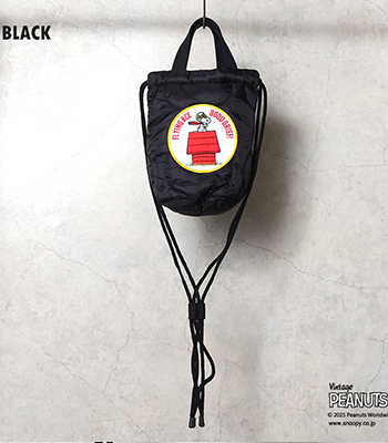 HOUSTON×PEANUTS ヒューストン キルティング|エフェクトバッグ|SNOOPY