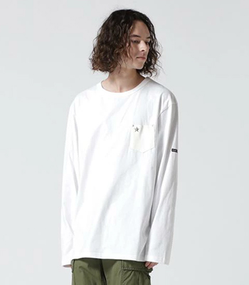 Schott ショット 長袖|クルーネック|ディアスキン|スタッズ