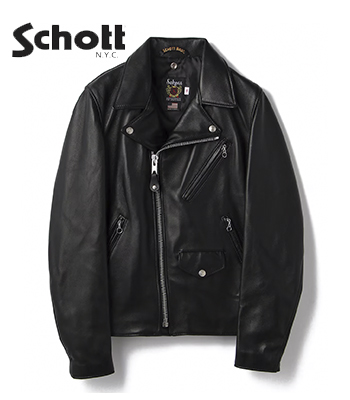 Schott スエードレザージャケット アメカジ 42 米国製 Schott メンズ42 レザージャケット Gジャン ボア スエード