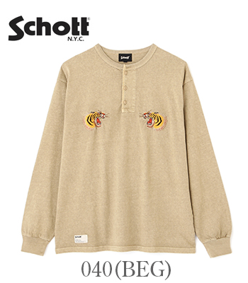 Schott Challenger 長袖カットソー CHALLENGER（チャレンジャー）の「Schott x CHALLENGER/ショット