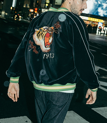 Schott ショット 別珍|スーベニアジャケット『SOUVENIR JACKET 顔虎  