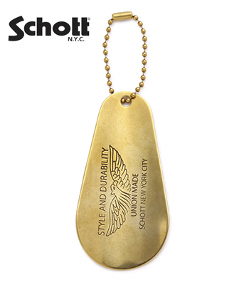 Schott ショット 真鍮|靴べら|シューホーン|キーリング『BRASS