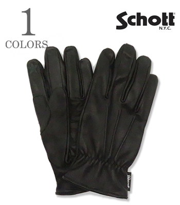 Schott ショット レザーグローブ|手袋|COW HIDE|スマホ対応『ONESTAR