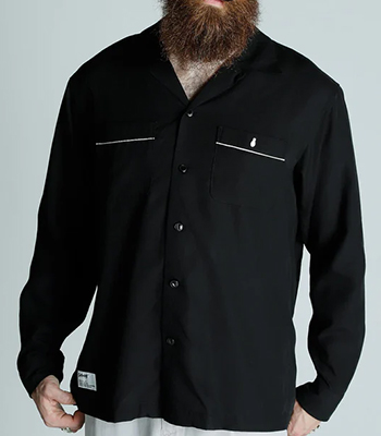 Schott ショット 長袖|オープンカラー|ボーリングシャツ『BOWLING