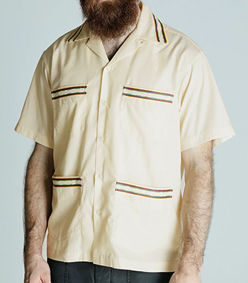 SCHOTT キューバシャツ　アイボリー TC CUBA SHIRT/TC キューバシャツ | Schott（ショット