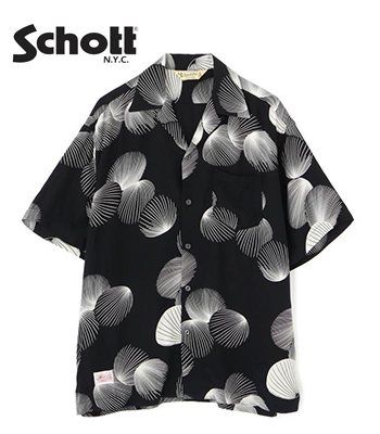 Schott ショット Pineapple Juice 半袖|レーヨン|アロハシャツ『RAYON
