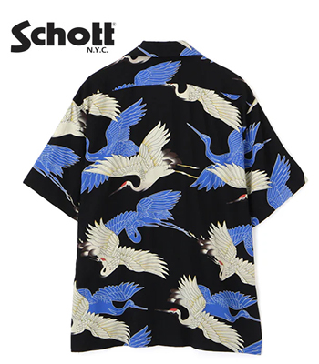 Schott ショット Pineapple Juice 半袖|レーヨン|アロハシャツ『RAYON