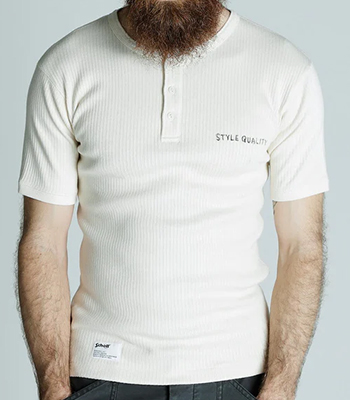 ARMY RIB HENLEY T-SHIRT／アーミーリブ ヘンリーTシャツ Schott｜ARMY RIB HENLEY T-SHIRT/アーミーリブ ヘンリーTシャツ