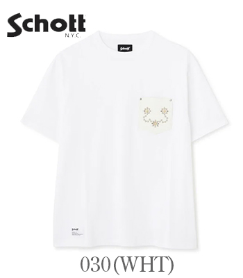 Schott ショット 半袖|クルーネック|ディアスキン|スタッズ