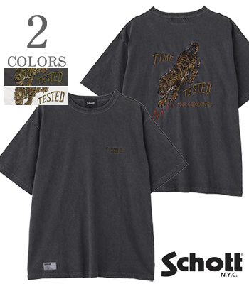 Schott ショット 半袖|スーベニアTシャツ|店舗限定|TSUBASA『EMB
