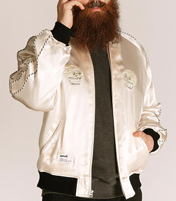 ジャケット・アウター Schott ANGEL SATIN SKA JACKET Schott ANGEL SATIN SKA JACKET