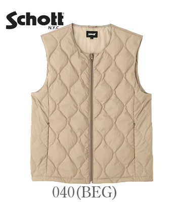 Schott x TAION ショット インナーダウンベスト|800fp『INNER DOWN