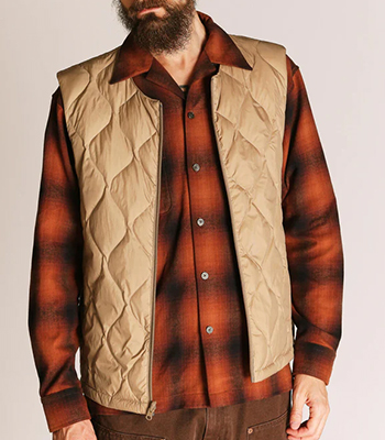 Schott x TAION ショット インナーダウンベスト|800fp『INNER DOWN