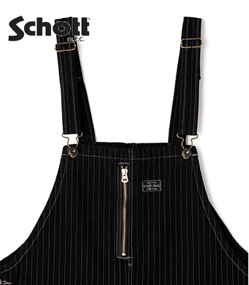 schott オールド ヒッコリー オーバーオールM Schott N.Y.C サロペット オーバーオール 「直営店限定」Womens